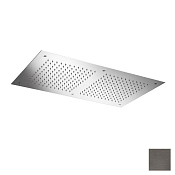 Almar Square Потолочный душ 70х37 см встраиваемый, 1 режим, цвет: PVD brushed gun metal E044088.GM