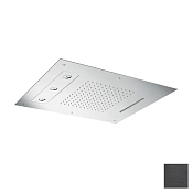 Almar Rectangular Потолочный душ 63х48 см встраиваемый, 3 режима, цвет: PVD brushed absolute black E044189.AB