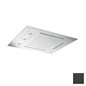Almar Square Потолочный душ 63х48 см встраиваемый, 3 режима, цвет: PVD polished deep black E044190.DB