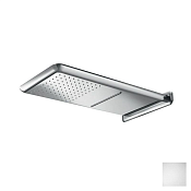 Almar Kuky Верхний душ с кронштейном настенным 31х59,2 см, 2 режима, цвет: matt white E044191.MW