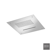 Almar Square 380 Потолочный душ 38х38 см, встраиваемый, 2 режима, цвет: 316 PVD brushed gun metal E044216.GM316