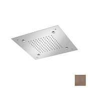 Almar Square 380 Потолочный душ 38х38 см, встраиваемый, 2 режима, цвет: PVD brushed copper E044217.CO