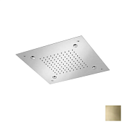 Almar Square 380 Потолочный душ 38х38 см, встраиваемый, 2 режима, цвет: PVD polished gold E044217.GO