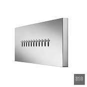 Almar Body Jets Душевая форсунка встраиваемая 25х8h см, цвет: 316 PVD brushed gun metal E044246.GM316