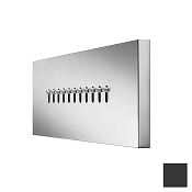 Almar Body Jets Душевая форсунка встраиваемая 25х8h см, цвет: matt black E044246.MB