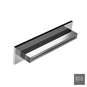 Almar Waterfalls Излив настенный̆ каскадный̆ для душа 6,4 см, цвет: 316 PVD brushed gun metal E044273.GM316