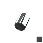 Almar Beam Верхний душ с кронштейном d 10 см, 1 режим, цвет: PVD brushed absolute black E044287.AB