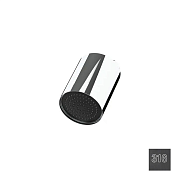 Almar Beam Верхний душ с кронштейном d 10 см, 1 режим, цвет: 316 PVD brushed absolute black E044287.AB316