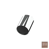 Almar Beam Верхний душ с кронштейном d 10 см, 1 режим, цвет: 316 PVD brushed copper E044287.CO316