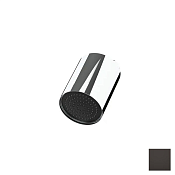 Almar Beam Верхний душ с кронштейном d 10 см, 1 режим, цвет: PVD polished deep black E044287.DB