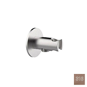 Almar Round Шланговое подключение для лейки с держателем, цвет: 316 PVD brushed copper E095032.CO316