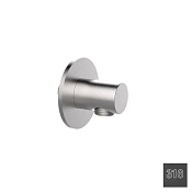 Almar Round Шланговое подключение для лейки с держателем, цвет: 316 PVD brushed absolute black E095033.AB316