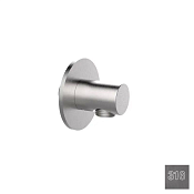 Almar Round Шланговое подключение для лейки с держателем, цвет: 316 PVD brushed gun metal E095033.GM316