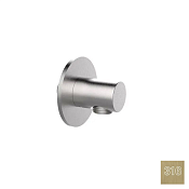 Almar Round Шланговое подключение для лейки с держателем, цвет: 316 PVD brushed high brass E095033.HB316
