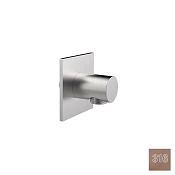 Almar Square Шланговое подключение для лейки с держателем, цвет: 316 PVD brushed copper E095035.CO316