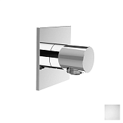 Almar Square Шланговое подключение для лейки с держателем, цвет: matt white E095036.MW