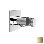 Almar Square Шланговое подключение для лейки с держателем, цвет: PVD polished gold E095039.GO