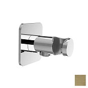 Almar Kuky Шланговое подключение для лейки с держателем, цвет: PVD brushed high brass E095041.HB