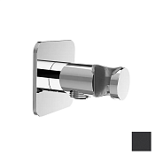 Almar Kuky Шланговое подключение для лейки с держателем, цвет: matt black E095041.MB