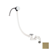 Almar Mixers Слив-перелив для ванны с заливом, цвет: PVD brushed high brass E096004.HB