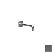 Almar Square Излив настенный для ванны 24 см, цвет: PVD brushed gun metal E098011.GM