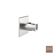 Almar Square Держатель душевой лейки на стену из стали, цвет: 316 PVD brushed copper E120009.CO316