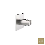 Almar Square Держатель душевой лейки на стену из стали, цвет: 316 PVD brushed high brass E120009.HB316