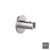 Almar Round Держатель душевой лейки на стену из стали, цвет: 316 PVD brushed gun metal E120010.GM316