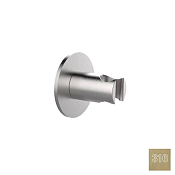 Almar Round Держатель душевой лейки на стену из стали, цвет: 316 PVD brushed high brass E120010.HB316