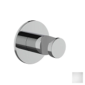 Almar Round Держатель душевой лейки на стену из латуни, цвет: matt white E120012.MW