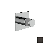 Almar Square Держатель душевой лейки на стену из латуни, цвет: PVD polished deep black E120013.DB