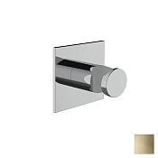 Almar Square Держатель душевой лейки на стену из латуни, цвет: PVD polished gold E120013.GO