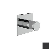 Almar Square Держатель душевой лейки на стену из латуни, цвет: matt black E120013.MB
