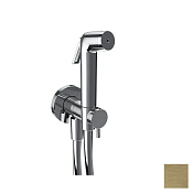 Almar Shut Off Гигиенический душ: шланг, вывод с держателем, холодная вода, цвет: brushed high brass E152001.HB