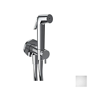 Almar Shut off Гигиенический душ: шланг и вывод с держателем, только холодная вода, цвет: matt white E152001.MW