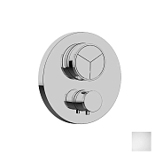 Almar Core Round Термостат для душа, внешняя часть на 3 потребителя, цвет: matt white E176633.MW