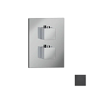 Almar Core Square Термостат для душа, внешняя часть на 1 потребитель, цвет: brushed absolute black E176821.AB