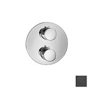 Almar Core Round Термостат для душа, внешняя часть на 1 потребитель, цвет: brushed absolute black E176831.AB