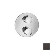 Almar Core Round Термостат для душа, внешняя часть на 1 потребитель, цвет: PVD polished deep black E176831.DB