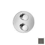 Almar Core Round Термостат для душа, внешняя часть на 1 потребитель, цвет: PVD brushed gun metal E176831.GM