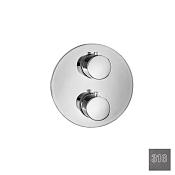 Almar Core Round Термостат для душа, внешняя часть на 1 потребитель, цвет: 316 PVD brushed gun metal E176831.GM316