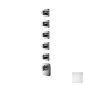 Almar High Flow Kuky Термостат для душа, внешняя часть на 5 потребителей, цвет: matt white E180005.MW