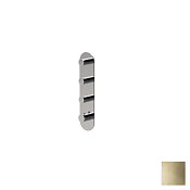 Almar High Flow Round Термостат для душа, внешняя часть на 3 потребителя, цвет: PVD polished gold E180043.GO
