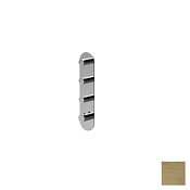 Almar High Flow Round Термостат для душа, внешняя часть на 3 потребителя, цвет: brushed high brass E180043.HB