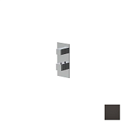 Almar High Flow Square Термостат для душа, внешняя часть на 1 потреб, цвет: PVD polished deep black E180061.DB