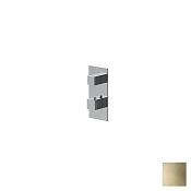 Almar High Flow Square Термостат для душа, внешняя часть на 1 потреб, цвет: PVD polished gold E180061.GO