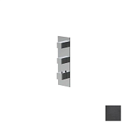 Almar High Flow Square Термостат для душа, внешняя часть, 2 потребит., цвет: brushed absolute black E180062.AB