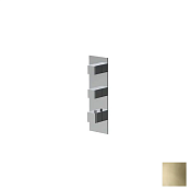 Almar High Flow Square Термостат для душа, внешняя часть на 2 потребителя, цвет: PVD polished gold E180062.GO