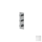 Almar High Flow Square Термостат для душа, внешняя часть на 2 потребителя, цвет: matt white E180062.MW