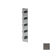Almar High Flow Square Термостат для душа, внешняя часть на 4 потребителя, цвет: brushed gun metal E180064.GM